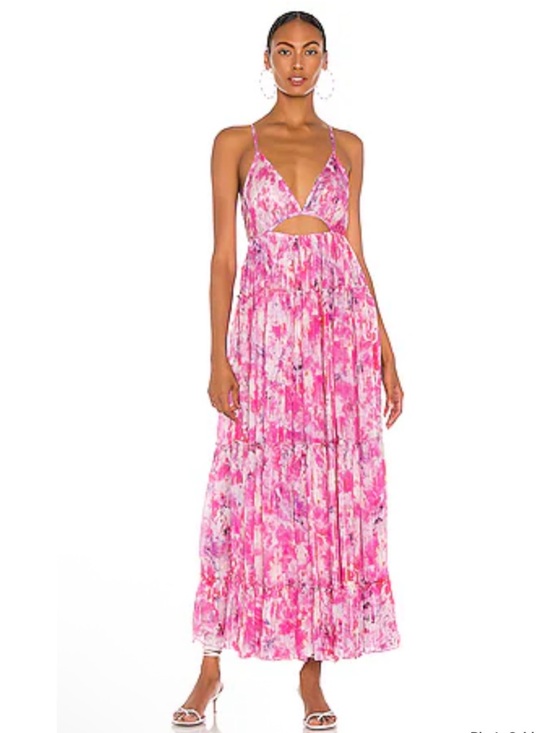 Rococo Sand Dresses & Skirts - Rococo Sand Hikari Cut Out Maxi Pink Fushia Medium New With Tags
